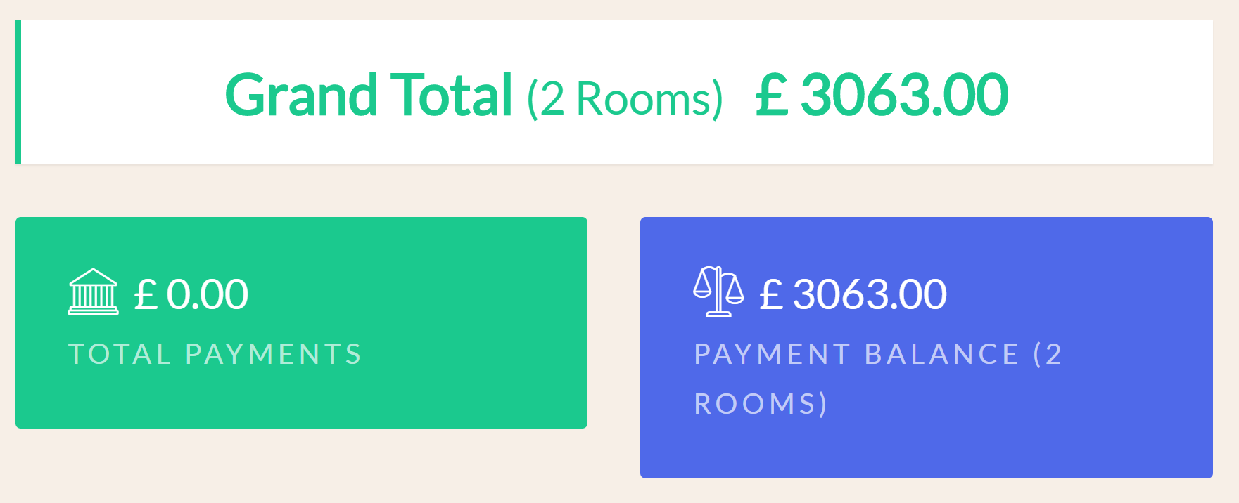 If you cancel the main room in the group, all the additional rooms will be cancelled as well. This way you can cancel the entire booking at once. Just note that the cancellation fee, if any, should take into account the ‘Grand Total’ for all the rooms in the group.