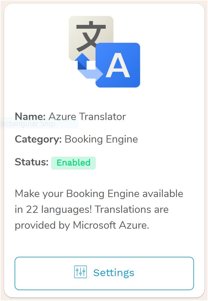 Azure Translator for Hotel PMS Software, Azure Translator by Bellebnb cloud-based machine translation service supporting multiple languages, reaching more than 95% of world's gross domestic product (GDP).