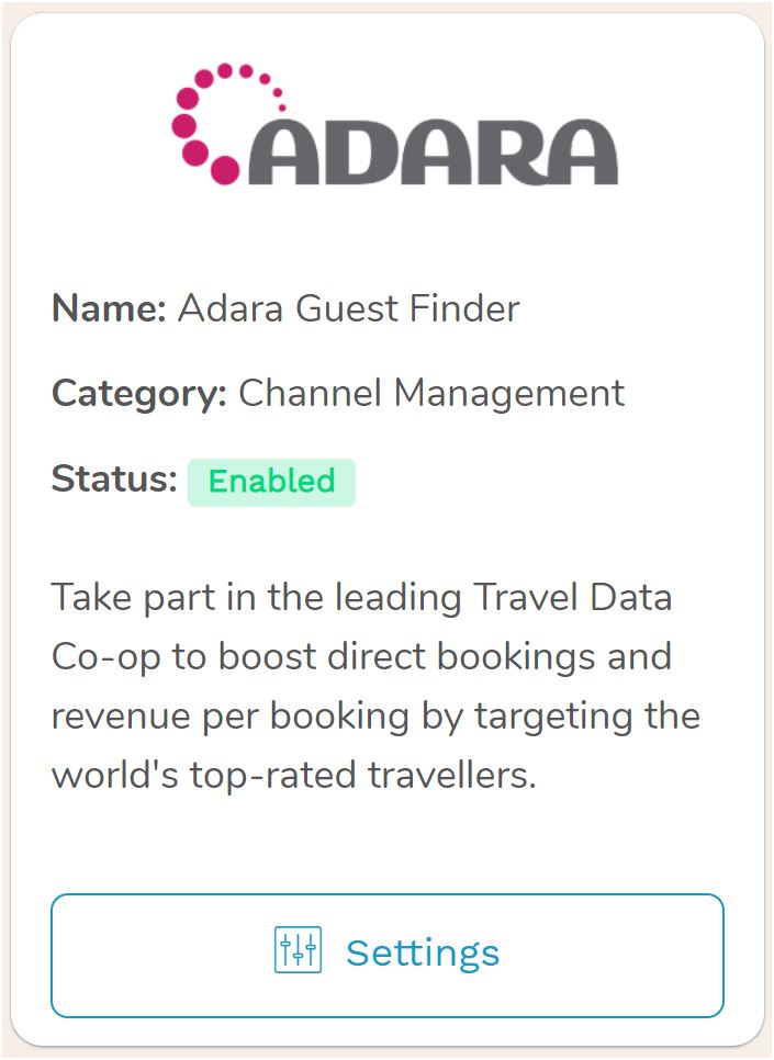 Adara, Adara by Bellebnb A commission-based real-time performance marketing solution, Adara Bellebnb delivers direct bookings to your hotel website. Hotel PMS Software