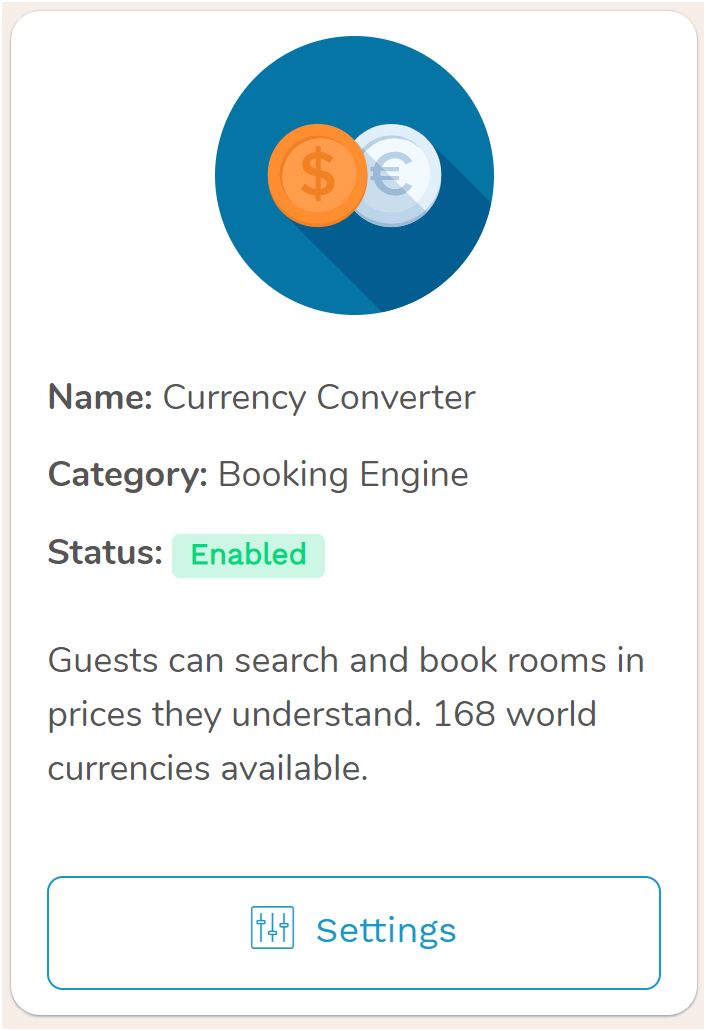 Hotel Currency Converter for Hotel PMS Software